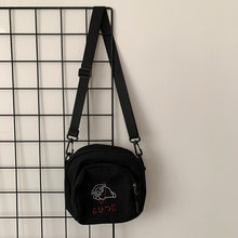 Load image into Gallery viewer, Simple Canvas Women Messenger Bags Fashion Girls Cartoons Small Square Shoulder Crossbody Bag Retro Female Daily Phone Purse
