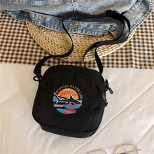 Load image into Gallery viewer, Simple Canvas Women Messenger Bags Fashion Girls Cartoons Small Square Shoulder Crossbody Bag Retro Female Daily Phone Purse
