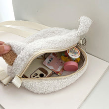 Load image into Gallery viewer, Cute Bear Kawaii Bag Women Cartoon Plush Shoulder Bag For Women Crossbody Bag Small Phone&amp;Purse Bag
