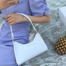 Load image into Gallery viewer, Women Fashion Retro Casual Totes Shoulder Bag Underarm Bag Chain Crossbody Bag Solid Color PU Leather Handbag
