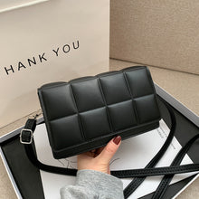 Load image into Gallery viewer, Fashion Female Shoulder Bag Grid Solid Color Women's Shoulder Crossbody Casual Trendy Phone Bag
