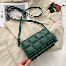 Load image into Gallery viewer, Fashion Female Shoulder Bag Grid Solid Color Women's Shoulder Crossbody Casual Trendy Phone Bag

