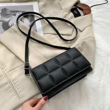 Load image into Gallery viewer, Fashion Female Shoulder Bag Grid Solid Color Women's Shoulder Crossbody Casual Trendy Phone Bag
