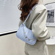 Load image into Gallery viewer, Women Fashion Shoulder Bag Retro Butterfly Chain Shoulder Underarm Bag Women Pure Color Handbags
