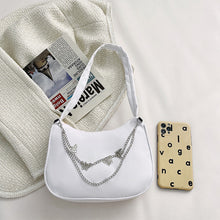 Load image into Gallery viewer, Women Fashion Shoulder Bag Retro Butterfly Chain Shoulder Underarm Bag Women Pure Color Handbags
