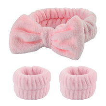 Load image into Gallery viewer, Women Your Arms Soft to Touch for Yoga Running Face Wash Wristbands Hairband for Washing Face Spa Wrist Washband Microfiber Absorbent
