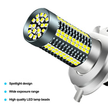 Load image into Gallery viewer, H4/H6/BA20D/P15D 12V-24V 6000K LED Motor Bulb Motorcycle Headlight 126smd Chips Lamp Car Headlight Bulbs Hi Lo Light
