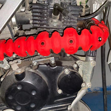 Load image into Gallery viewer, Motorcycle Exhaust Heat Shield Muffler Guard Protector Cover For 4 Stroke Honda CRF Suzuki RMZ400 450 SHERCO SEFR with Clamps
