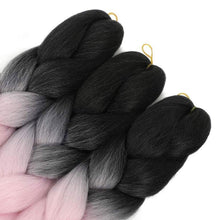 Load image into Gallery viewer, Elastic Hair Ties Jumbo Braid Hair Wig Dirty Braid Hair Rope for Girls Pigtails Long Wig Hair Rope Bows Hair Accessories
