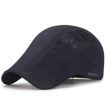 Load image into Gallery viewer, Summer Men's Breathable Front Cap Outdoor Running Sports Cotton Mesh Breathable Quick Dry Baseball Hat Shade Sunscreen Fishing Sunscreen Cap
