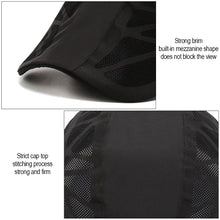 Load image into Gallery viewer, Summer Men's Breathable Front Cap Outdoor Running Sports Cotton Mesh Breathable Quick Dry Baseball Hat Shade Sunscreen Fishing Sunscreen Cap
