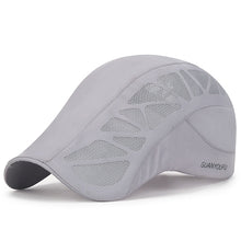 Load image into Gallery viewer, Summer Men's Breathable Front Cap Outdoor Running Sports Cotton Mesh Breathable Quick Dry Baseball Hat Shade Sunscreen Fishing Sunscreen Cap
