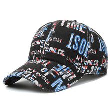 Load image into Gallery viewer, Fashion Embroidery Alphabet Print Baseball Cap Summer Breathable Sunscreen Large Brim Visor Hat Ins Hip Hop Street Driver's Cap
