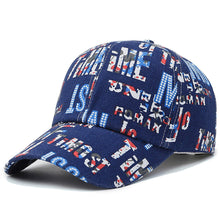 Load image into Gallery viewer, Fashion Embroidery Alphabet Print Baseball Cap Summer Breathable Sunscreen Large Brim Visor Hat Ins Hip Hop Street Driver's Cap
