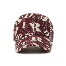 Load image into Gallery viewer, Fashion Embroidery Alphabet Print Baseball Cap Summer Breathable Sunscreen Large Brim Visor Hat Ins Hip Hop Street Driver's Cap
