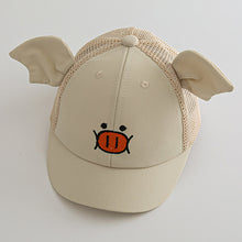 Load image into Gallery viewer, Summer Children's Sunscreen Breathable Sun Visor Hat Cute Cartoon Animal Duck Cap Little Child Short Brim Baseball Cap
