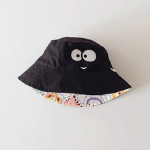 Load image into Gallery viewer, Children's Cartoon Cute Big Eyes Fisherman Hat Double-Sided Wearable Cartoon Graffiti Sun Visor Cap Breathable Unique Fashion Accessories
