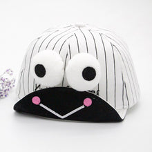 Load image into Gallery viewer, Spring And Summer Children's Cute Fun Big Eye Frog Baby Sun Hat Sunscreen Breathable With Velcro Adjustable Duck Cap
