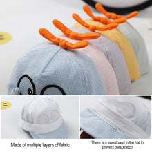 Load image into Gallery viewer, Baby Cartoon Duck Cap Spring And Summer Cute Three-Dimensional Duck Breathable Visor Hat With Foldable Brim For Kids From Jan-Oct
