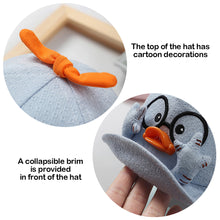 Load image into Gallery viewer, Baby Cartoon Duck Cap Spring And Summer Cute Three-Dimensional Duck Breathable Visor Hat With Foldable Brim For Kids From Jan-Oct

