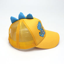 Load image into Gallery viewer, Children's Cartoon Dinosaur Embroidered Letter Print Baseball Cap Spring And Summer Cute Net Gauze Breathable Visor Hat Fashion Accessories
