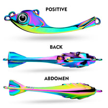 Load image into Gallery viewer, Lure Bait Metal Rotating Glitter Bait Long Throw Flutter Swim VIB Zinc Alloy Hard Fishhook Suitable For Warping Mouth Mandarin Fish Bass Fishing Accessories
