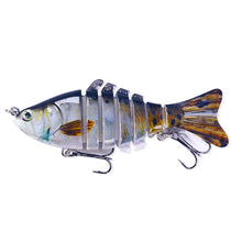 Load image into Gallery viewer, 7 Knots 10cm15g Multi-Section Fish Luya Bionic Baits Wobblers Barracuda Lures Artificial Hard Hook Fishing Equipment
