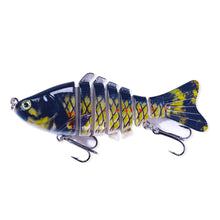 Load image into Gallery viewer, 7 Knots 10cm15g Multi-Section Fish Luya Bionic Baits Wobblers Barracuda Lures Artificial Hard Hook Fishing Equipment
