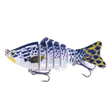 Load image into Gallery viewer, 7 Knots 10cm15g Multi-Section Fish Luya Bionic Baits Wobblers Barracuda Lures Artificial Hard Hook Fishing Equipment
