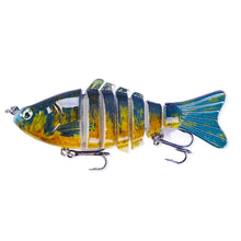 Load image into Gallery viewer, 7 Knots 10cm15g Multi-Section Fish Luya Bionic Baits Wobblers Barracuda Lures Artificial Hard Hook Fishing Equipment
