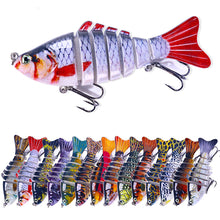 Load image into Gallery viewer, 7 Knots 10cm15g Multi-Section Fish Luya Bionic Baits Wobblers Barracuda Lures Artificial Hard Hook Fishing Equipment
