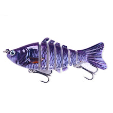 Load image into Gallery viewer, 7 Knots 10cm15g Multi-Section Fish Luya Bionic Baits Wobblers Barracuda Lures Artificial Hard Hook Fishing Equipment
