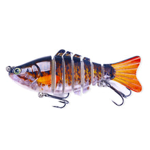 Load image into Gallery viewer, 7 Knots 10cm15g Multi-Section Fish Luya Bionic Baits Wobblers Barracuda Lures Artificial Hard Hook Fishing Equipment
