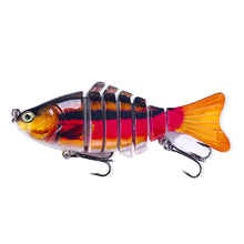 Load image into Gallery viewer, 7 Knots 10cm15g Multi-Section Fish Luya Bionic Baits Wobblers Barracuda Lures Artificial Hard Hook Fishing Equipment

