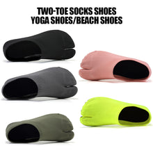Load image into Gallery viewer, Two-Toe Socks Shoes Portable Sports Shoes Fitness Running Yoga Equipment Outdoor Quick Dry Beach Drive Sea Water Sports Upstream Stream Shoes
