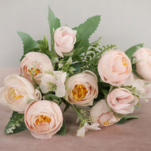 Load image into Gallery viewer, 1 Bouquet 30cm Artificial Peony Tea Rose Flowers 10 Head Camellia Silk Fake Flower For DIY Home Garden Wedding Decor
