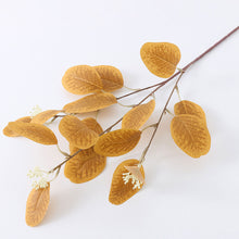 Load image into Gallery viewer, Artificial Flowers Eucalyptus Leaves Branch Fake Plant Decoration for Wedding Home Flower Arrangement Blue Pink Eucalyptus Decor

