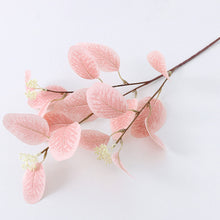 Load image into Gallery viewer, Artificial Flowers Eucalyptus Leaves Branch Fake Plant Decoration for Wedding Home Flower Arrangement Blue Pink Eucalyptus Decor

