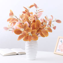 Load image into Gallery viewer, Artificial Flowers Eucalyptus Leaves Branch Fake Plant Decoration for Wedding Home Flower Arrangement Blue Pink Eucalyptus Decor

