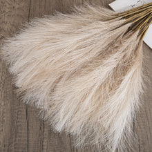 Load image into Gallery viewer, 6Pcs Artificial Fluffy Pampas Grass Bouquet Wedding Party Decoration Boho Fake Reed Plant Flowers for DIY Room Home Decor
