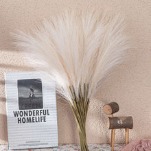 Load image into Gallery viewer, 6Pcs Artificial Fluffy Pampas Grass Bouquet Wedding Party Decoration Boho Fake Reed Plant Flowers for DIY Room Home Decor
