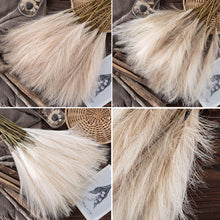 Load image into Gallery viewer, 6Pcs Artificial Fluffy Pampas Grass Bouquet Wedding Party Decoration Boho Fake Reed Plant Flowers for DIY Room Home Decor
