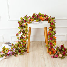 Load image into Gallery viewer, 45 Heads Artificial Flowers Vine Rose DIY Fake Plant Leaf DIY Hanging Vine Home Party Wedding Decoration Rattan Trailing Fake Flowers
