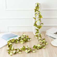Load image into Gallery viewer, 45 Heads Artificial Flowers Vine Rose DIY Fake Plant Leaf DIY Hanging Vine Home Party Wedding Decoration Rattan Trailing Fake Flowers
