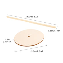 Load image into Gallery viewer, 1Pcs Wooden Doughnut Stand Donut Wall Display Holder Wedding Party Decor Dessert Doughnut Table Holder Kids Birthday
