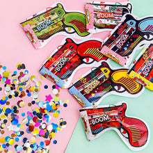 Load image into Gallery viewer, 10Pcs Party Decor Confetti Boom Gun Birthday Wedding Throw Confetti Poppers Throw Streamers for Wedding Birthday Party Supplies
