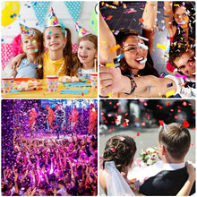 Load image into Gallery viewer, 10Pcs Party Decor Confetti Boom Gun Birthday Wedding Throw Confetti Poppers Throw Streamers for Wedding Birthday Party Supplies
