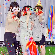 Load image into Gallery viewer, 10Pcs Party Decor Confetti Boom Gun Birthday Wedding Throw Confetti Poppers Throw Streamers for Wedding Birthday Party Supplies

