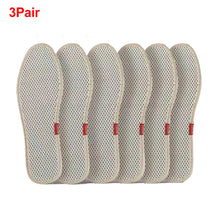 Load image into Gallery viewer, Men Running Sports Shoes Insert Deodorant Insole Bamboo Charcoal Deodorant Insoles Mesh Breathable Absorb-Sweat Shoe Pads
