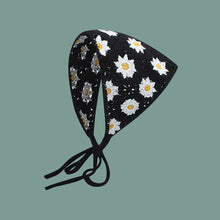 Load image into Gallery viewer, Sweet Cute Strap Hair Bag Headscarf Hat Small Mushroom Strawberry Handmade Crochet Hollow Triangle Headband Towel

